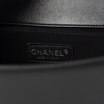 Chanel Calfskin Quilted Medium Boy Flap Black 10 of 13