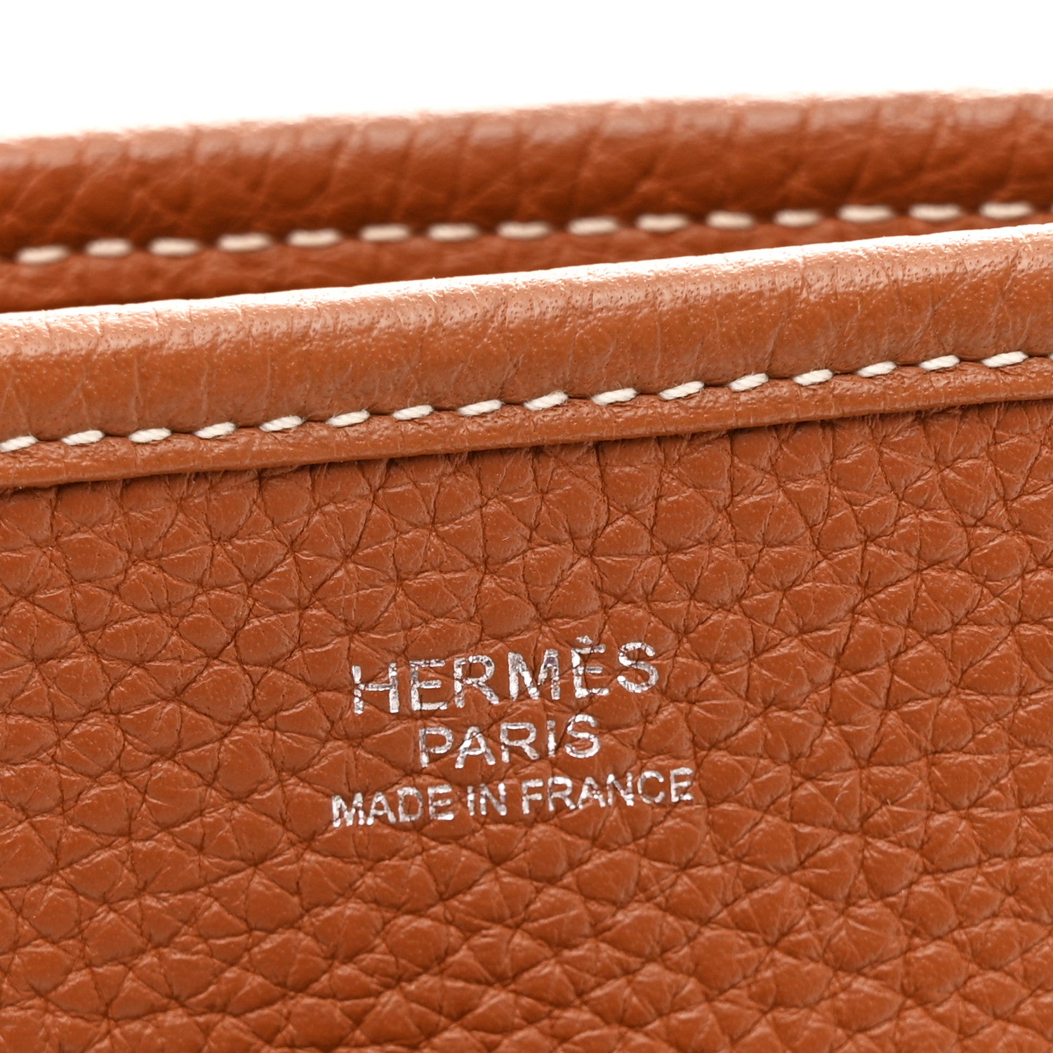 Hermes Taurillon Clemence Evelyne III PM Gold 5 of 9
