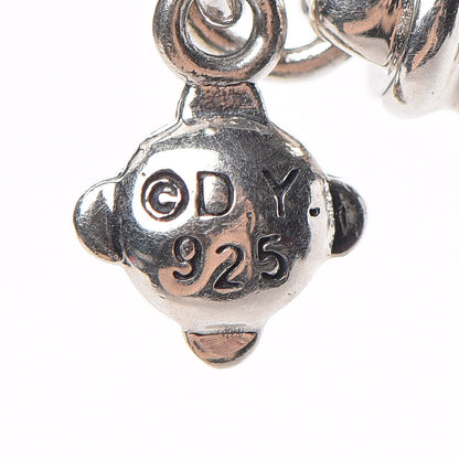 David Yurman Sterling Silver Pink Sapphire Petite Pave Heart Pendant Necklace 13 of 14