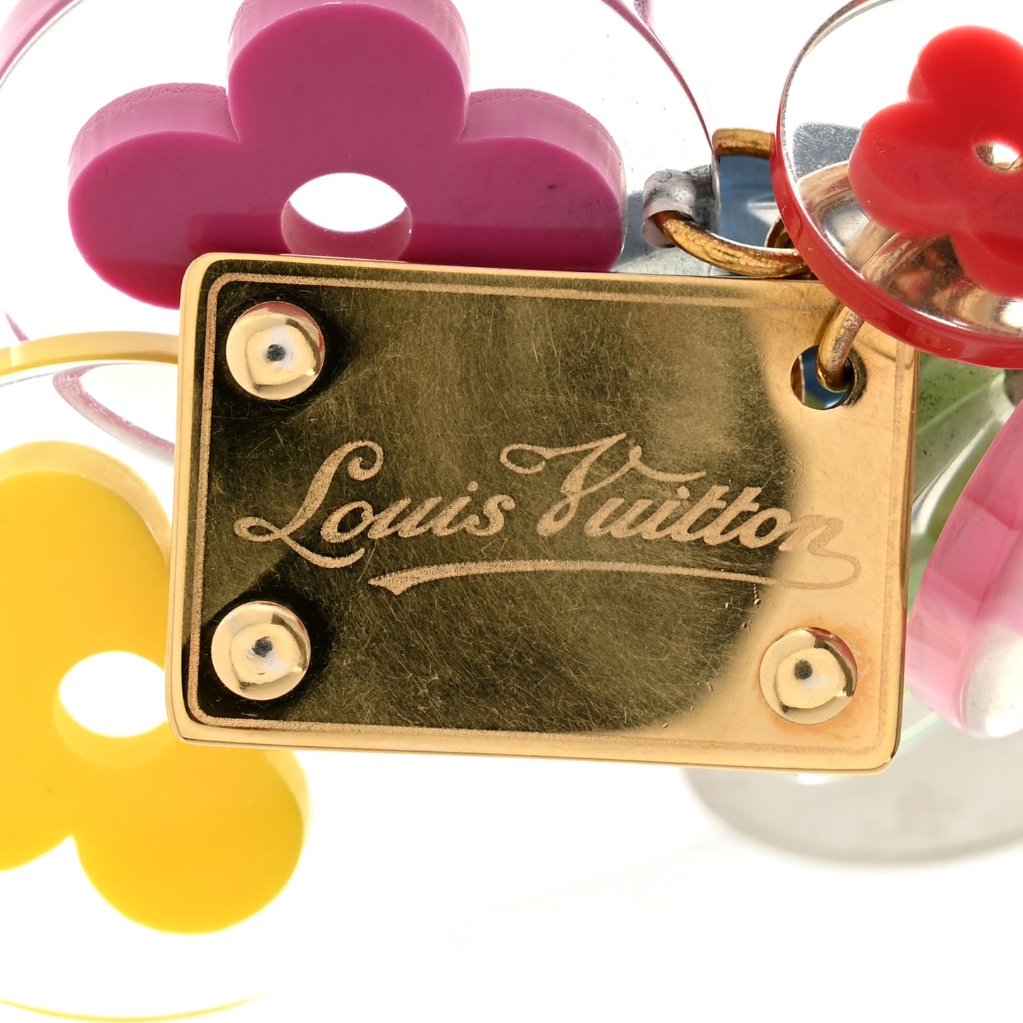 Resin Candy Fleurs Bag Charm Multicolor