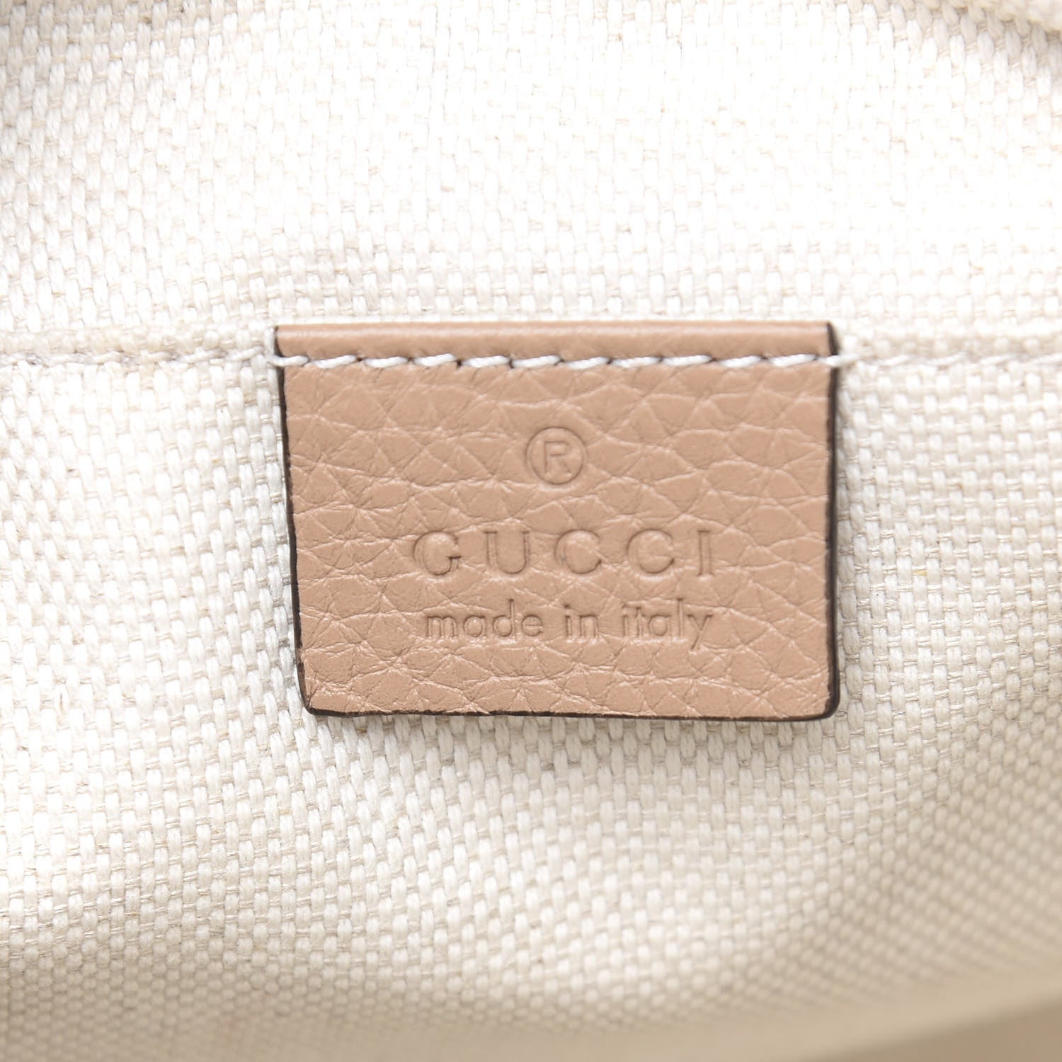 Gucci Pebbled Calfskin Small Soho Disco Bag Rose Beige 6 of 11
