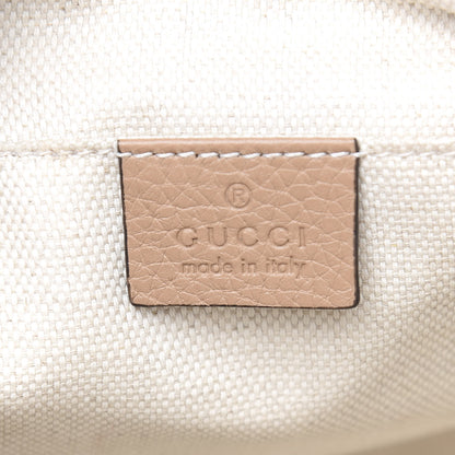Gucci Pebbled Calfskin Small Soho Disco Bag Rose Beige 6 of 11