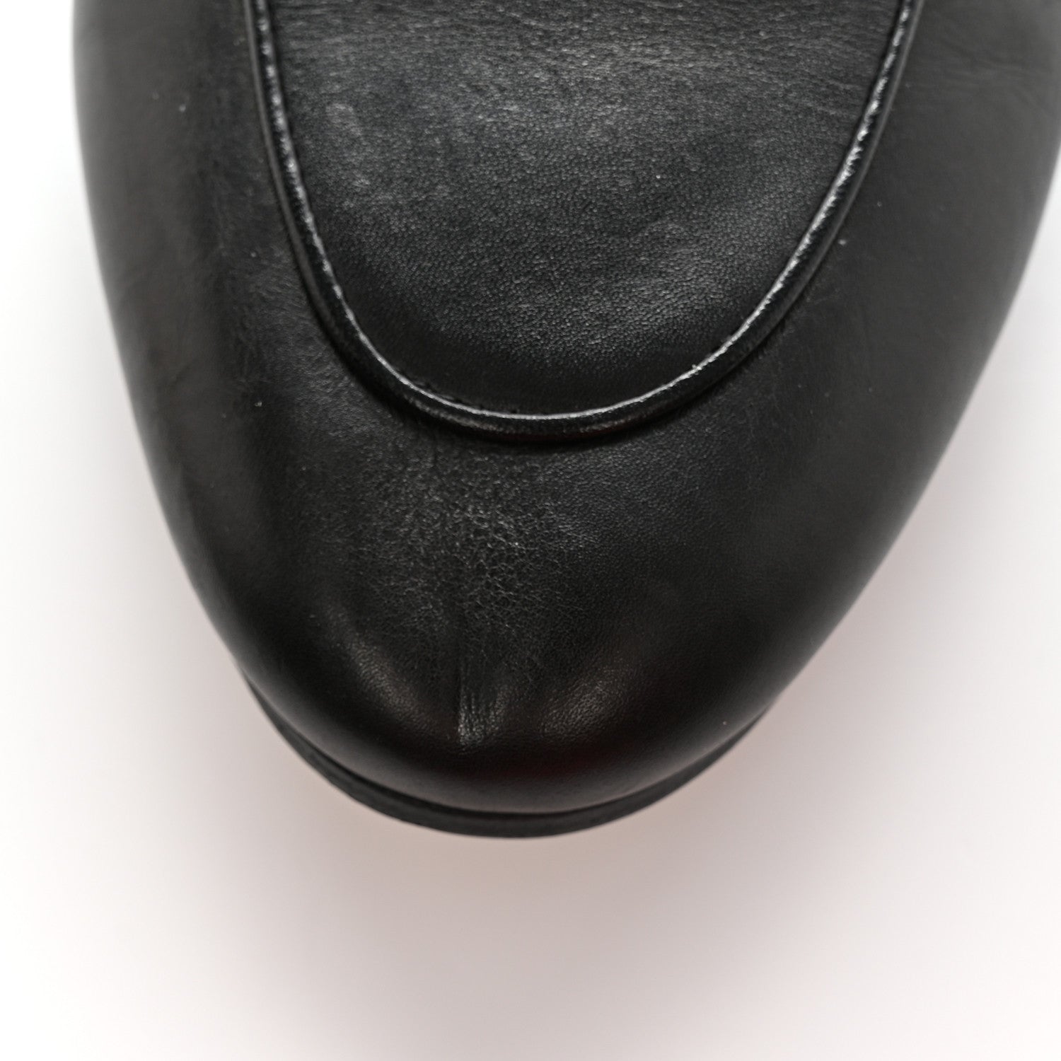 Gucci Calfskin Fur Womens Princetown Slippers 38 Black 8 of 11