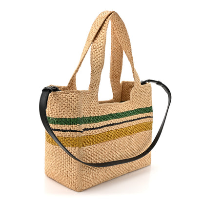 Loewe Raffia Small Paula's Ibiza Logo Tote Beige Multicolor 3 of 13