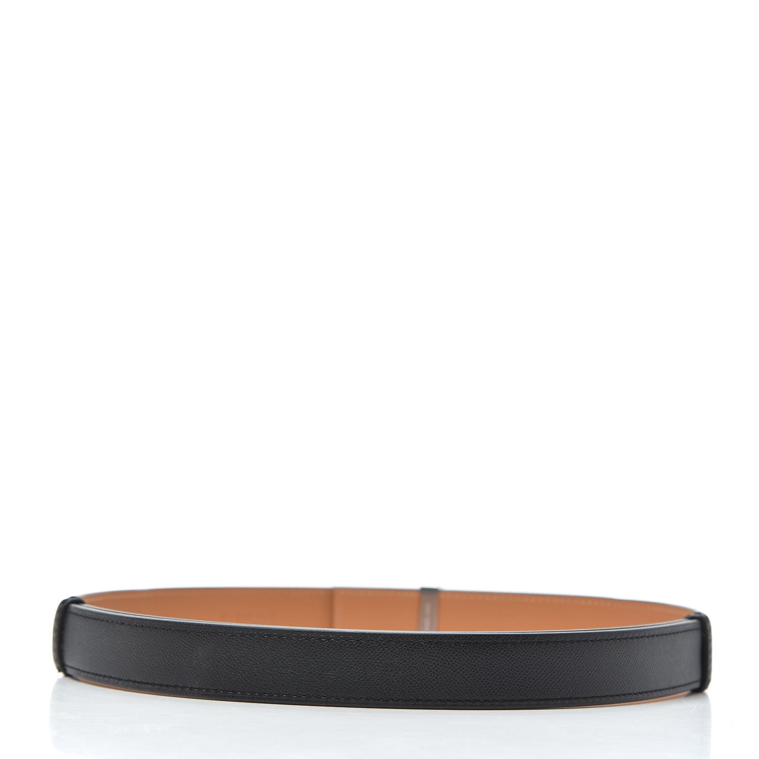 Hermes Madame Calfskin 24mm Collier De Chien Belt Black 2 of 4