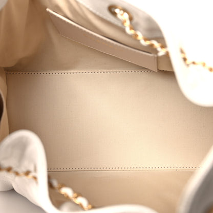 Chanel Caviar Quilted Small Chanel 25 Handbag White 5 of 11