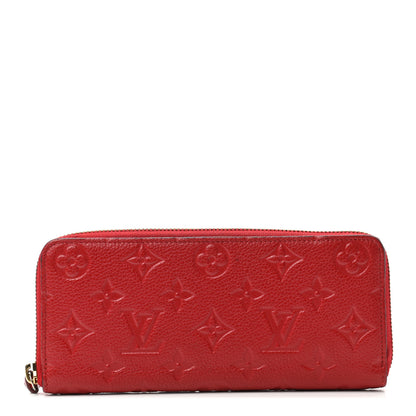 Louis Vuitton Empreinte Clemence Wallet Cherry 1 of 10