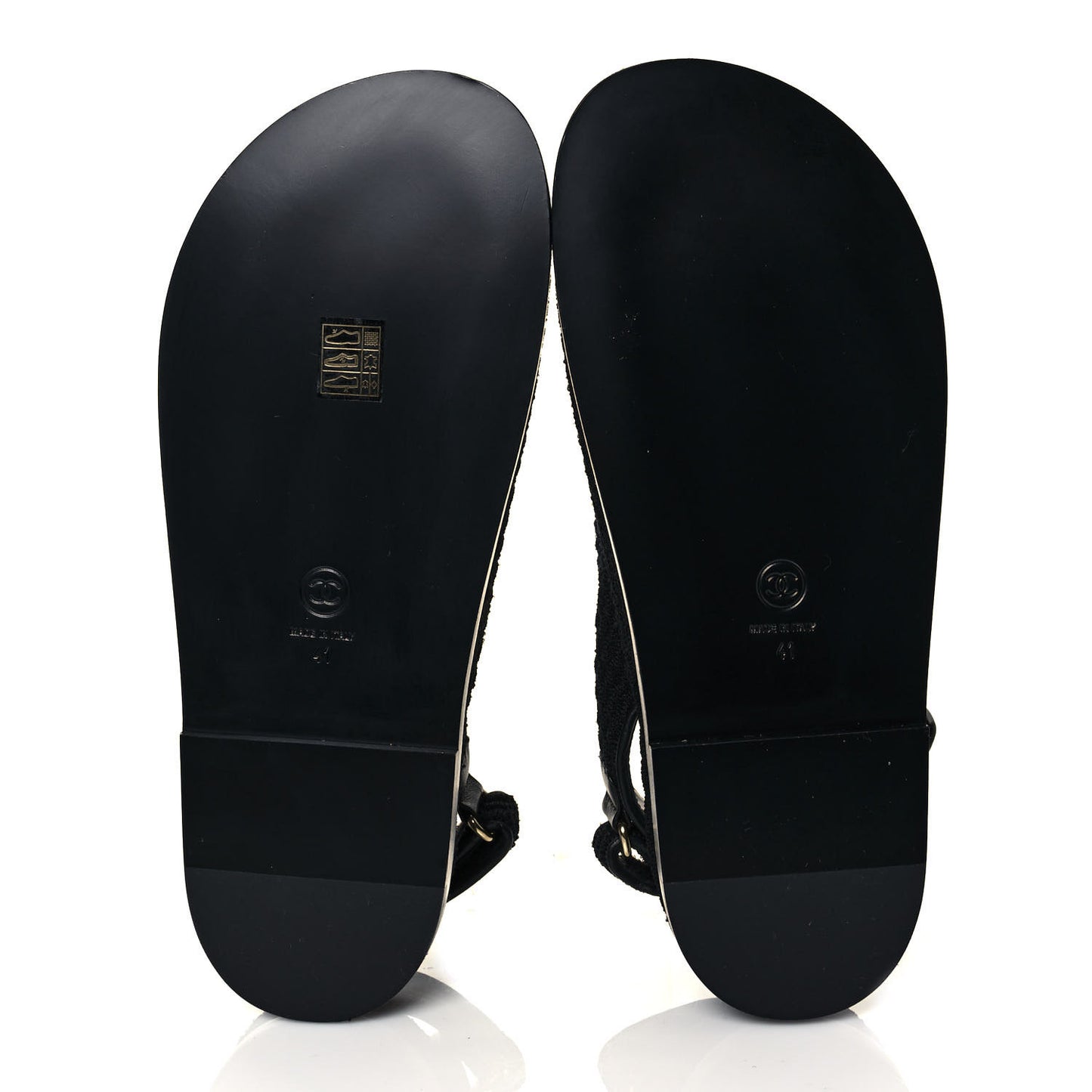 Knit Fabric Velcro Dad Sandals 41 Black Dark Blue Light Blue