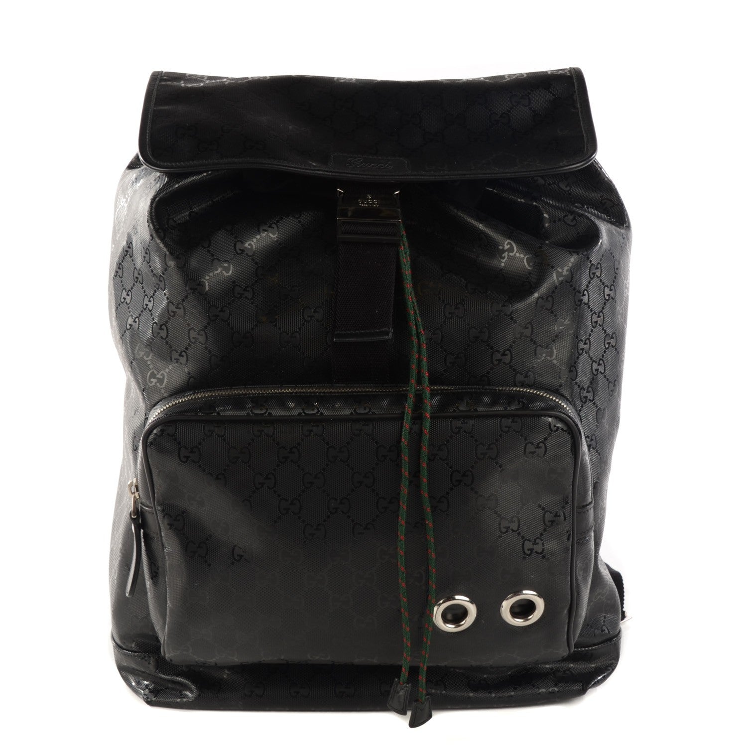 Gucci Imprime Monogram Web 500 Backpack Black 1 of 7