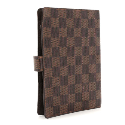 Louis Vuitton Damier Ebene Medium Ring Agenda Cover 5 of 18