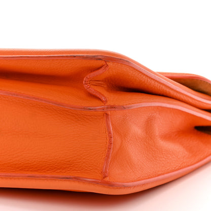 Alexander McQueen Calfskin Heroine Chain Satchel Orange 12 of 16