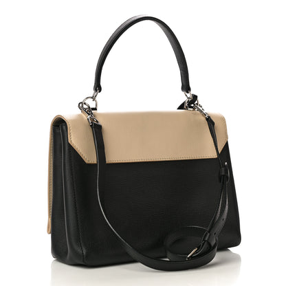 Louis Vuitton Soft Calfskin Lockme II Top Handle Vanille Black 3 of 11