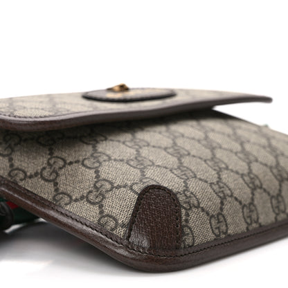 Gucci GG Supreme Monogram Neo Vintage Web Belt Bag Brown 8 of 9
