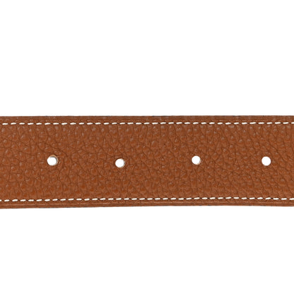 Hermes Box Togo 32mm H Belt 75 30 Black Gold 4 of 6
