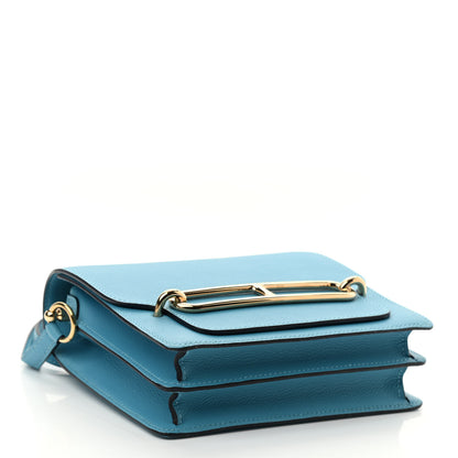 Hermes Evercolor Mini Sac Roulis Bleu Du Nord 3 of 11