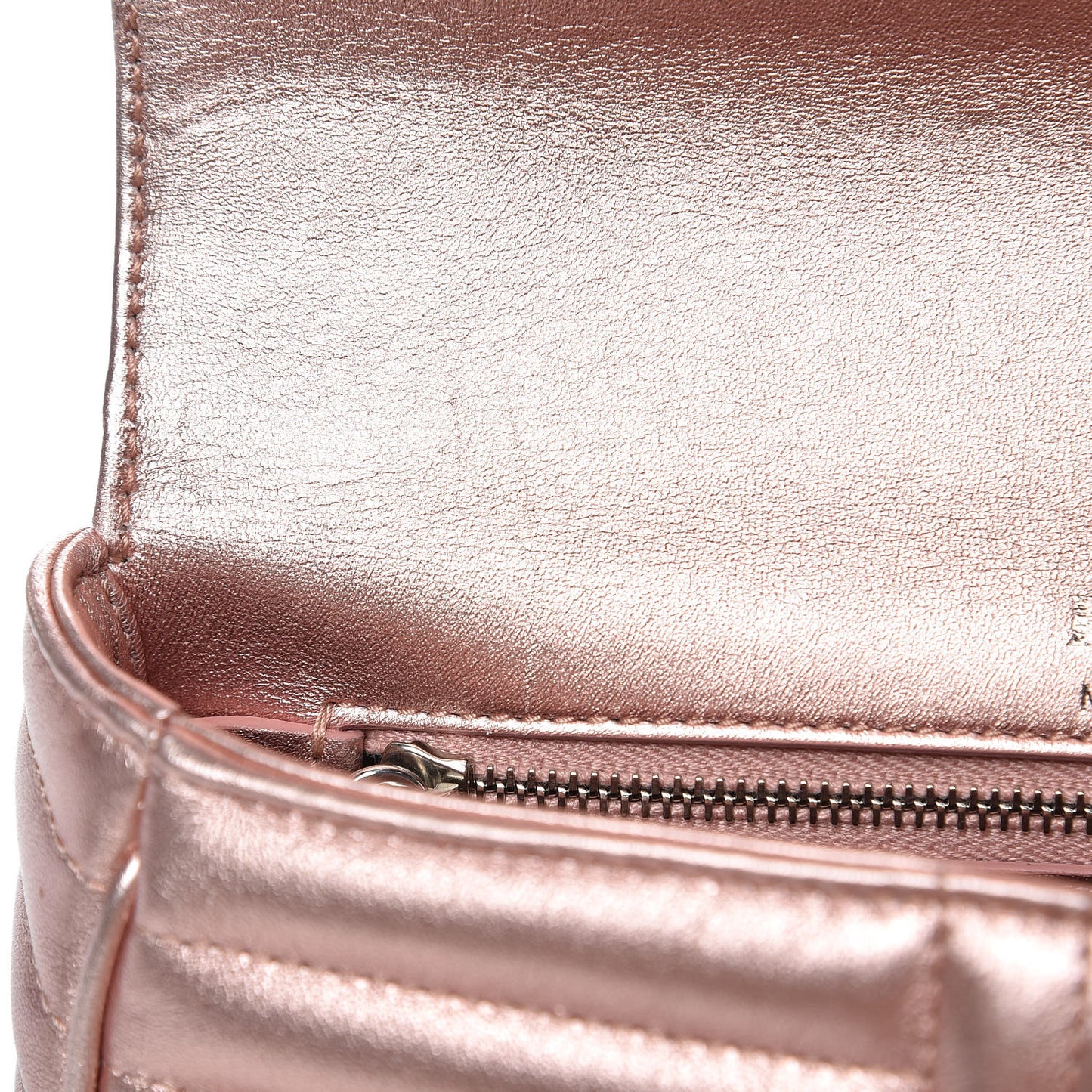 Nappa Impunture Diagramme Small Chain Flap Shoulder Bag Rosa Mordore