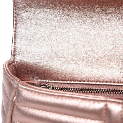Prada Nappa Impunture Diagramme Small Chain Flap Shoulder Bag Rosa Mordore 10 of 11