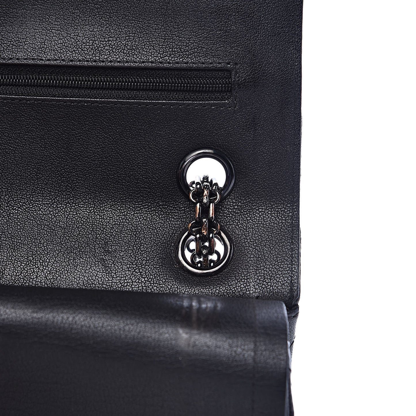 Sheepskin Chevron Quilted 2.55 Reissue 225 Double Flap So Black