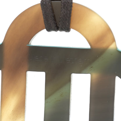 Hermes Buffalo Horn Isatis Pendant Necklace 3 of 4
