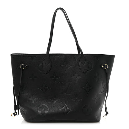 Louis Vuitton Empreinte Monogram Giant Neverfull MM Black 1 of 10