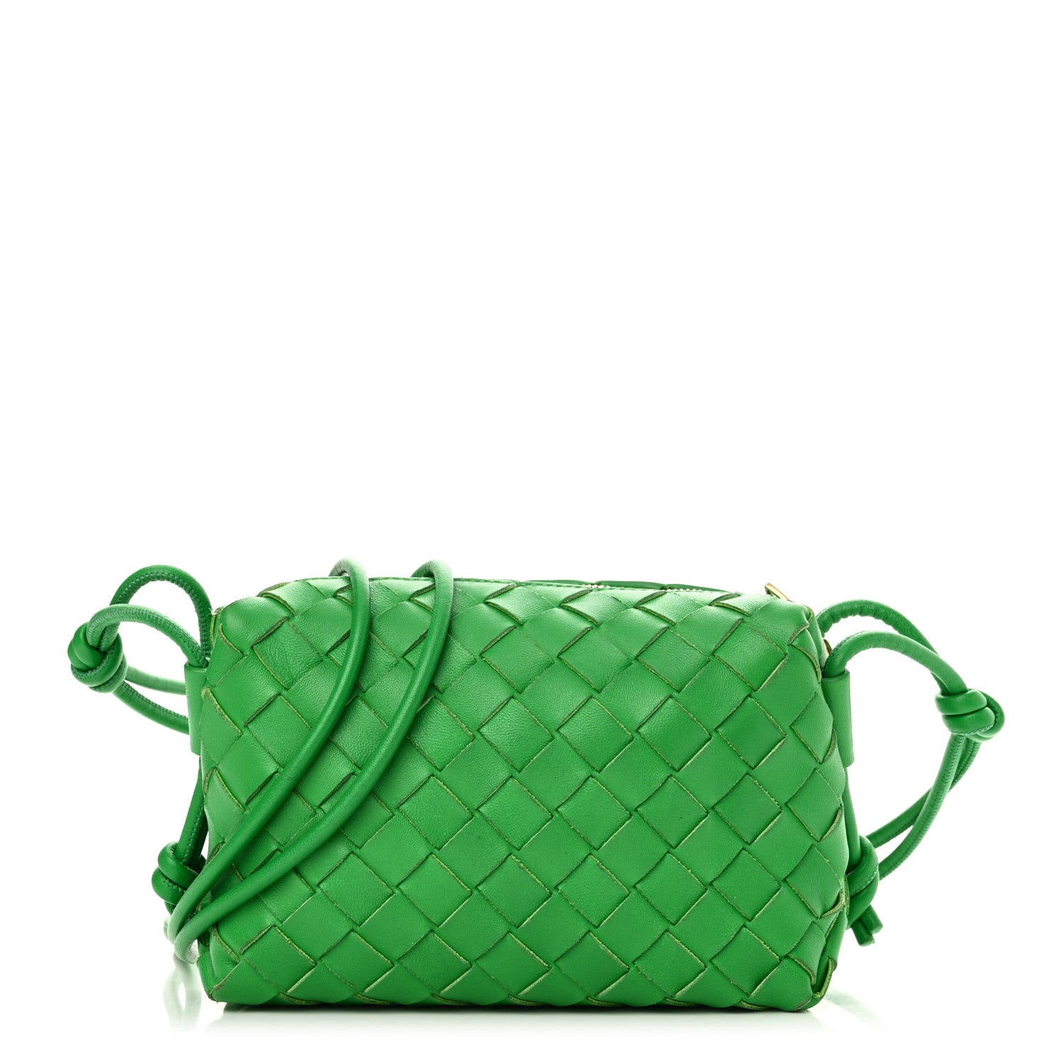 Bottega Veneta Nappa Intrecciato Mini Loop Camera Bag Parakeet 1 of 9