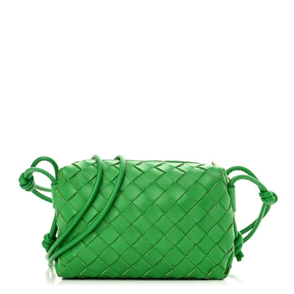 Bottega Veneta Nappa Intrecciato Mini Loop Camera Bag Parakeet 1 of 9