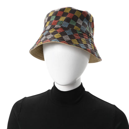 Louis Vuitton Damier LV Vers Reversible Bucket Hat Brown 2 of 7