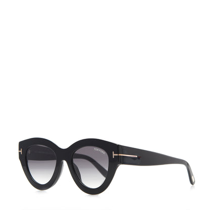 Tom Ford Slater Cat Eye Sunglasses TF658 Black 1 of 8