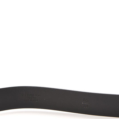 Chanel Calfskin CC Chain Vintage Allure Logo Belt 85 34 Black 6 of 8