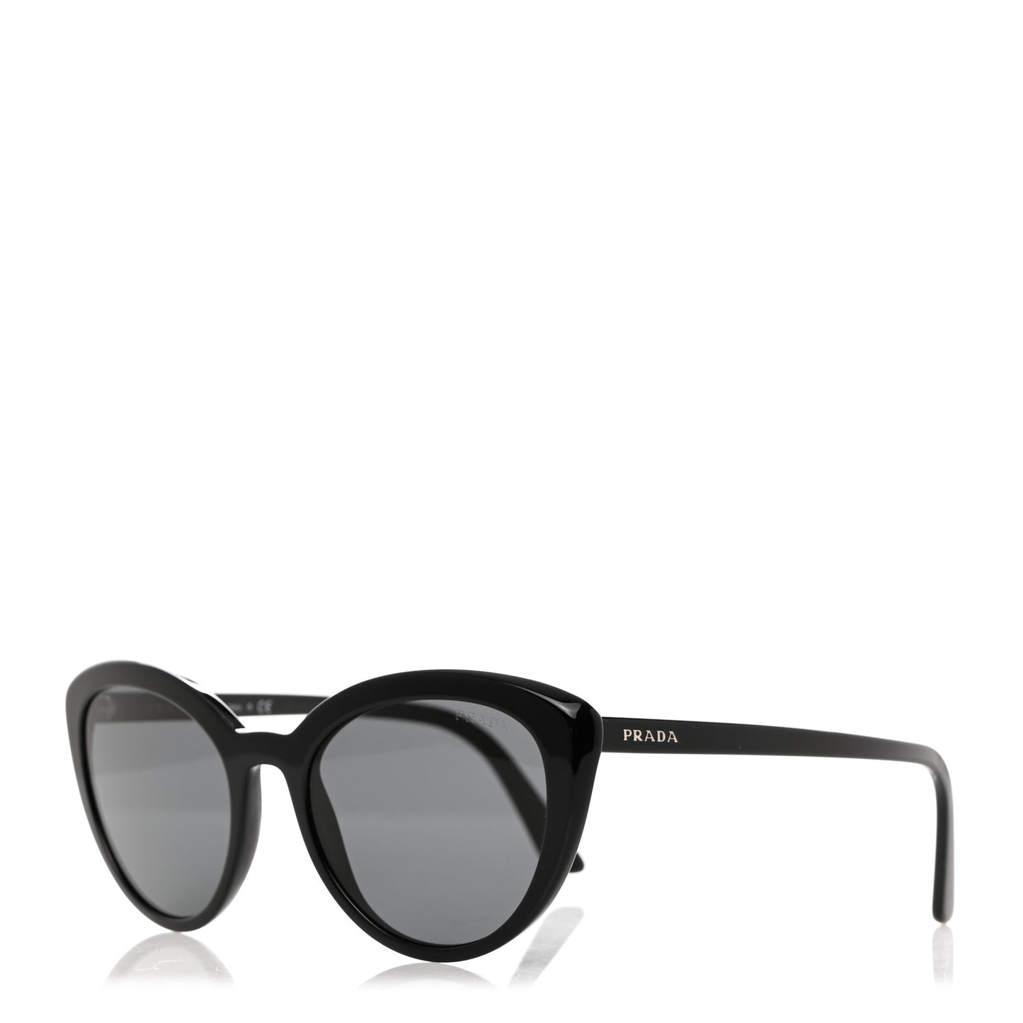 Acetate Cat Eye Sunglasses SPR 02V Black