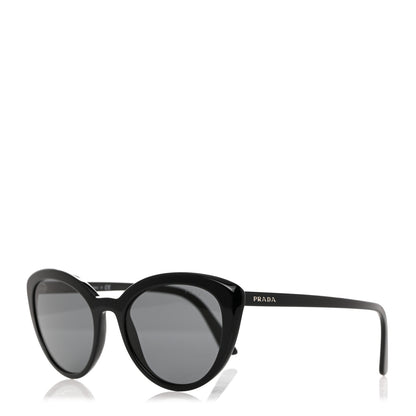 Prada Acetate Cat Eye Sunglasses SPR 02V Black 1 of 8