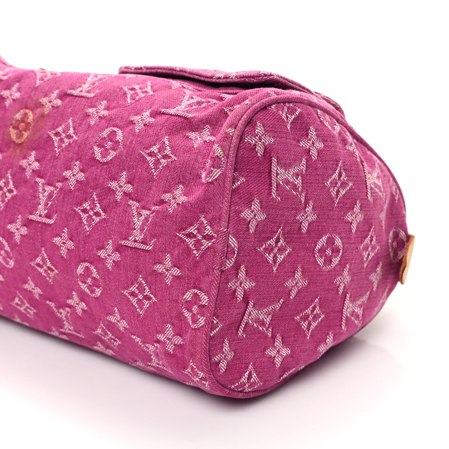 Louis Vuitton Monogram Denim Neo Speedy Fuchsia 9 of 12