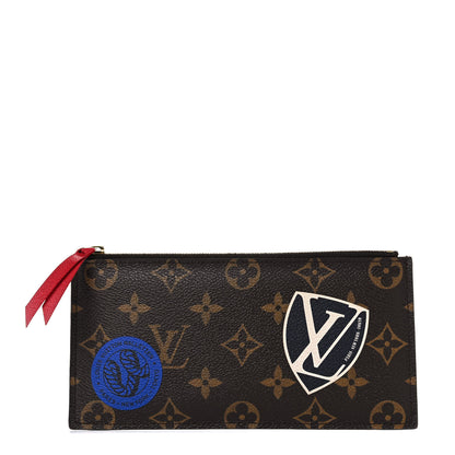 Louis Vuitton Monogram World Tour Felicie Chain Wallet Zippered Insert 1 of 9