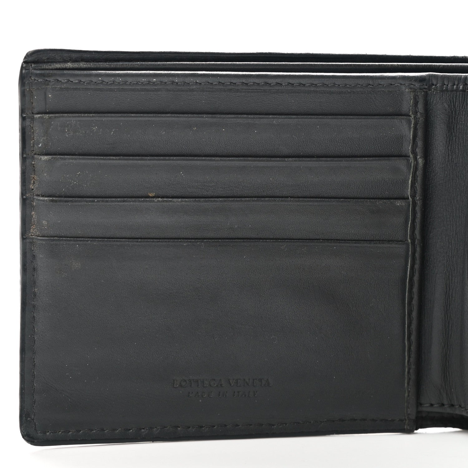 Bottega Veneta Nappa Intrecciato Bi-Fold Wallet Black 11 of 13