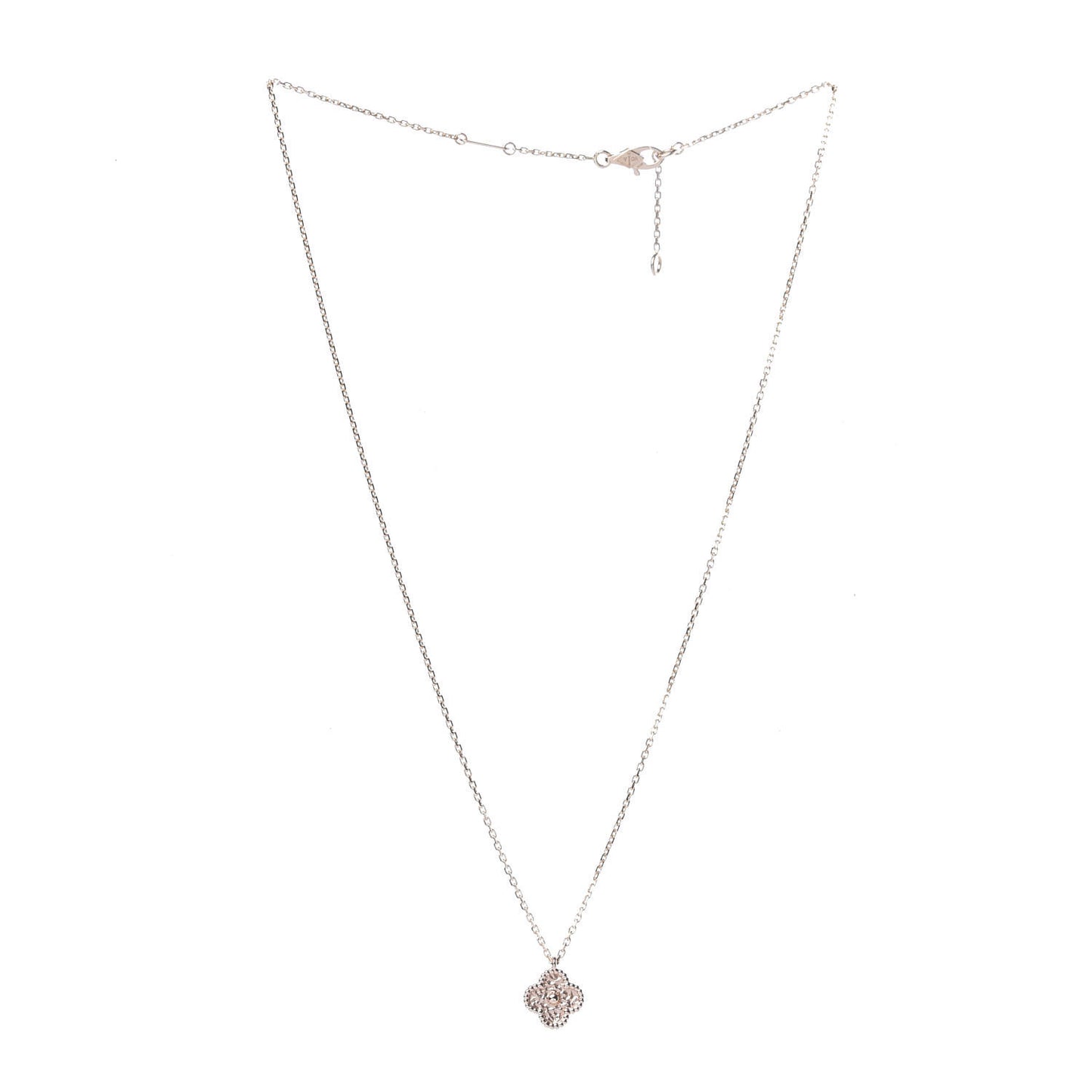 18K Rose Gold Sweet Alhambra Pendant Necklace