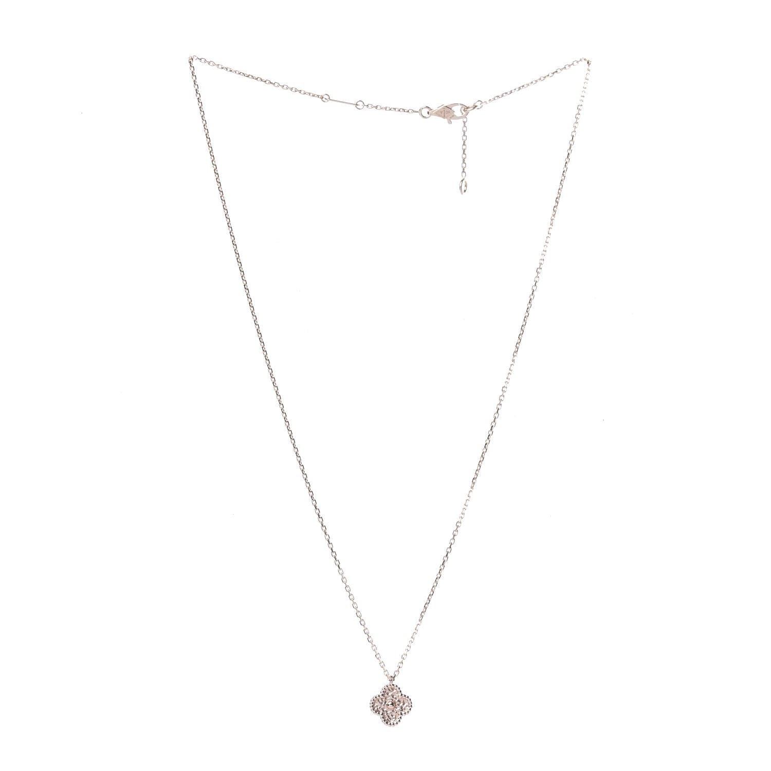 Van Cleef & Arpels 18K Rose Gold Sweet Alhambra Pendant Necklace 3 of 7