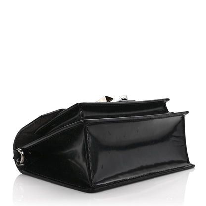 Jimmy Choo Patent Calfskin Madeline Chain Shoulder Bag Black 4 of 10