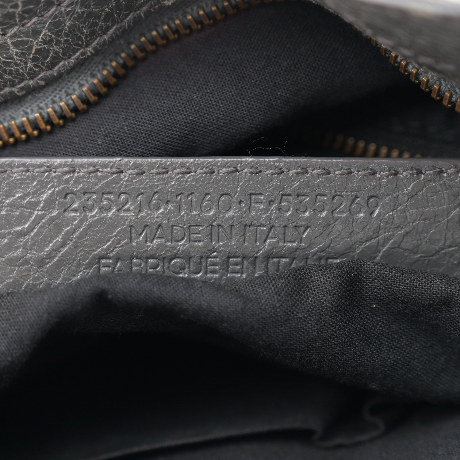 Balenciaga Agneau Classic Hardware Velo Gris Fossile 7 of 18