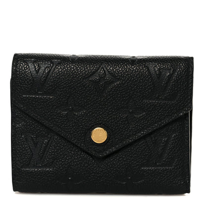 Louis Vuitton Empreinte Victorine Wallet Black 1 of 9