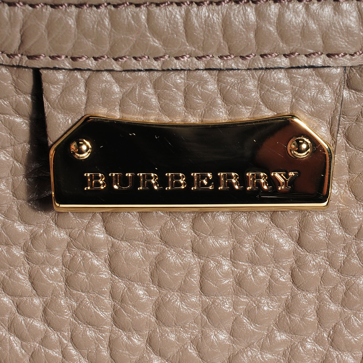 Burberry Heritage Grain Leather Small Gladstone Pale Taupe 7 of 12