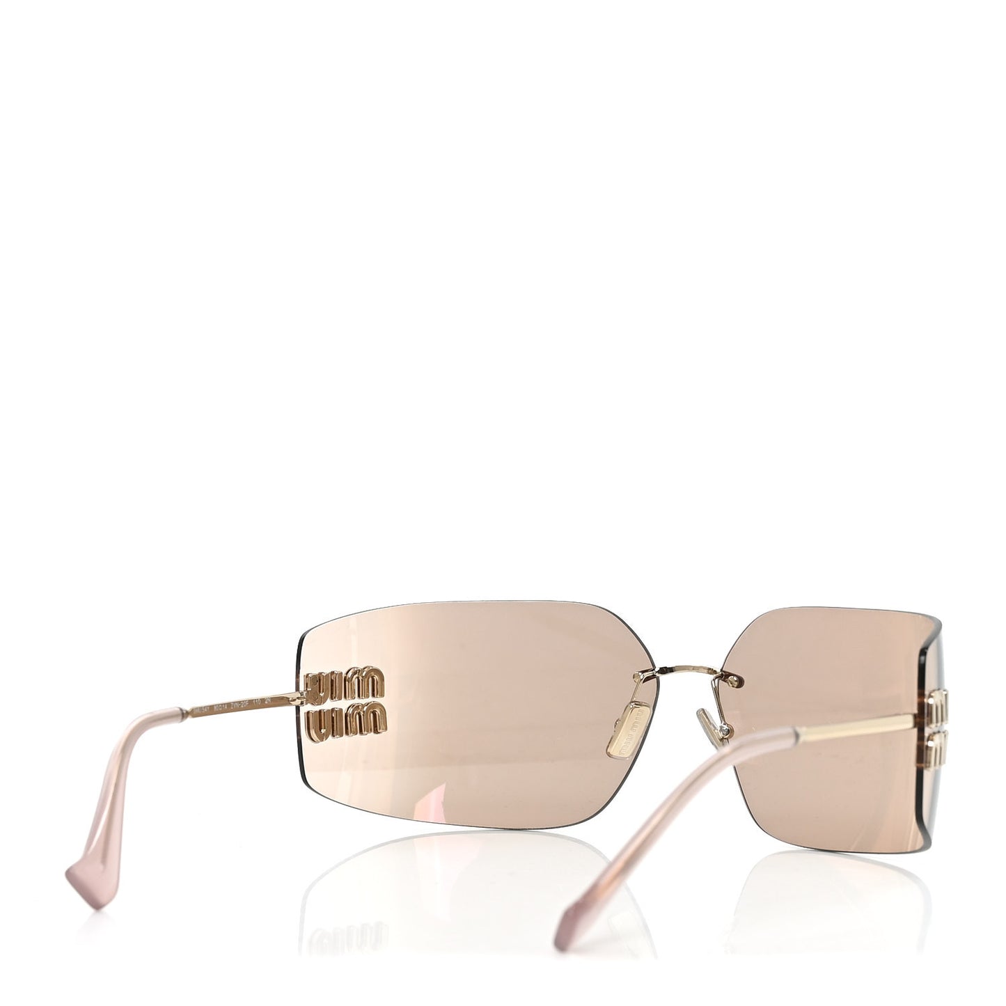 Metal Aube Sunglasses SMU54Y Gold Pink