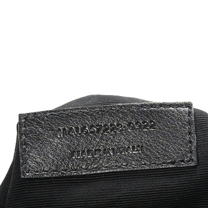 Saint Laurent Silk Satin Calfskin Le 5 A 7 Hobo Black 7 of 9