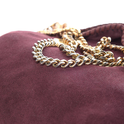 Stella McCartney Shaggy Deer Falabella Fold Over Tote Plum 11 of 12