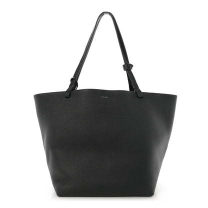 The Row Grained Calfskin Park Tote Three Black 1 of 13