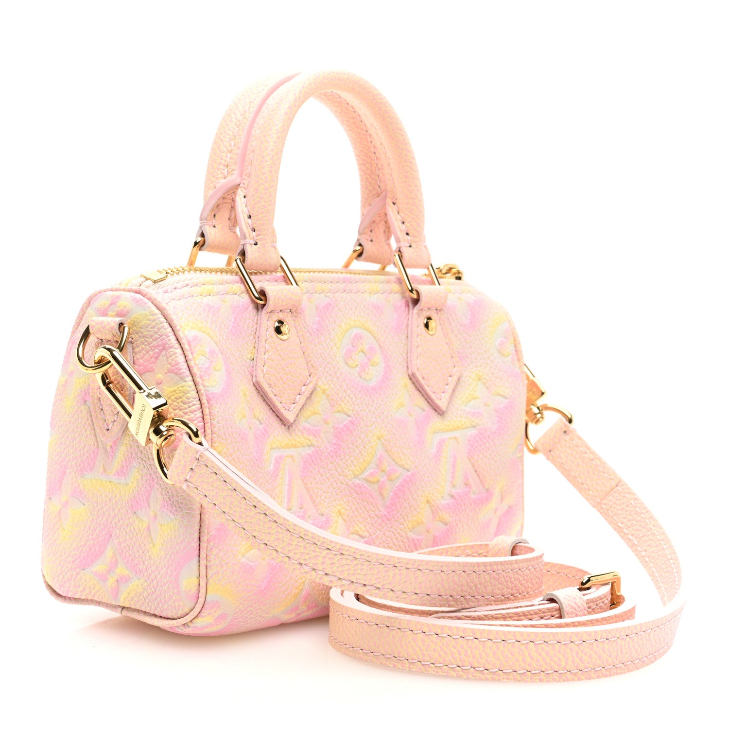 Louis Vuitton Empreinte Monogram Summer Stardust Nano Speedy Pink 3 of 10