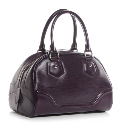 Louis Vuitton Epi Bowling Montaigne PM Cassis 3 of 7
