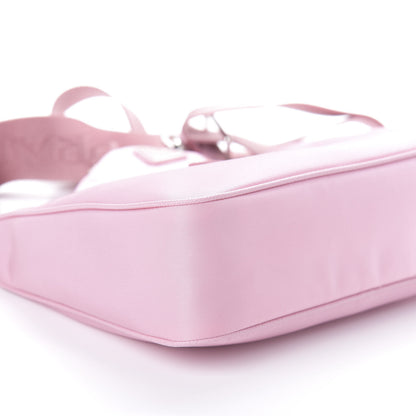 Prada Nylon Re-Edition 2005 Shoulder Bag Rosa 8 of 9