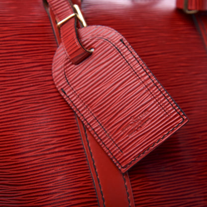 Louis Vuitton Epi Keepall 45 Castillan Red 14 of 15