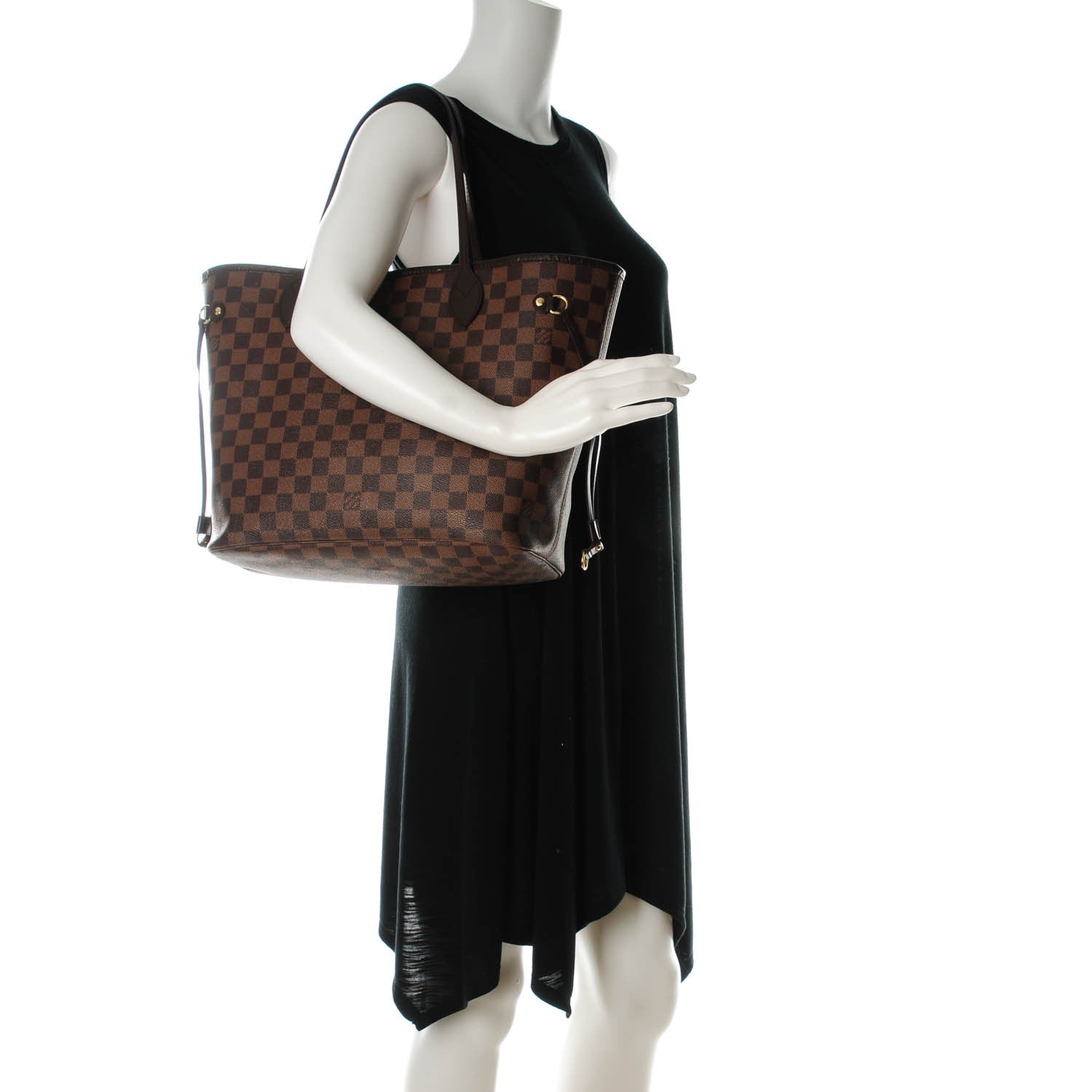 Louis Vuitton Damier Ebene Neverfull MM 2 of 8