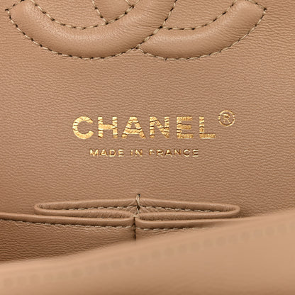 Chanel Caviar Quilted Small Double Flap Dark Beige 6 of 12